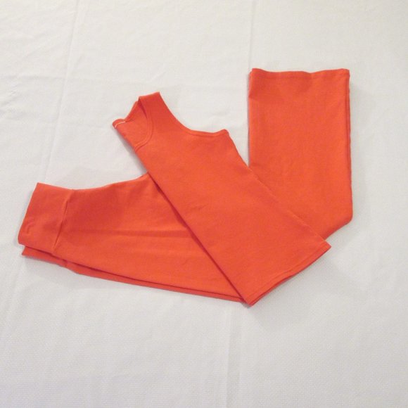 BODY BY BRAZIL VINTAGE CORAL/ORANGE 2PC SEXY PANTS AND TOP – S - Picture 6 of 16